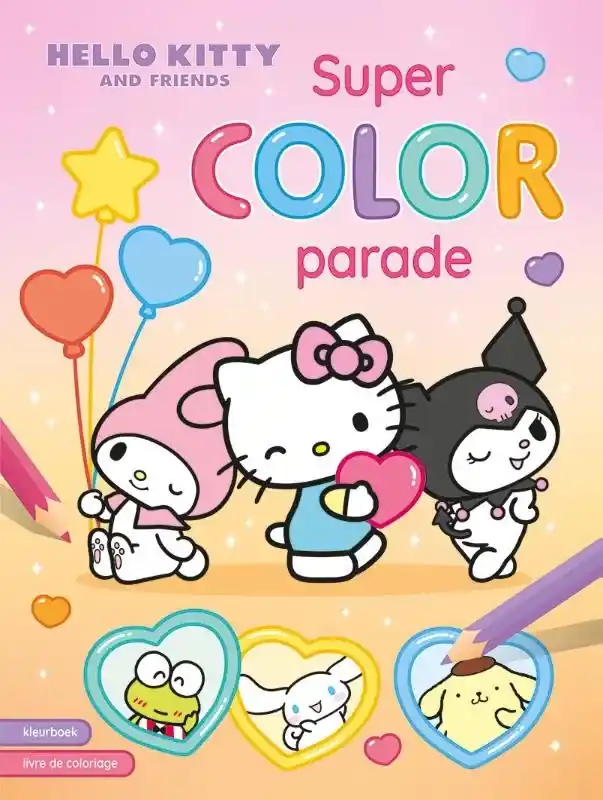 Finale Uitverkoop Hello Kitty and Friends Super Color Parade