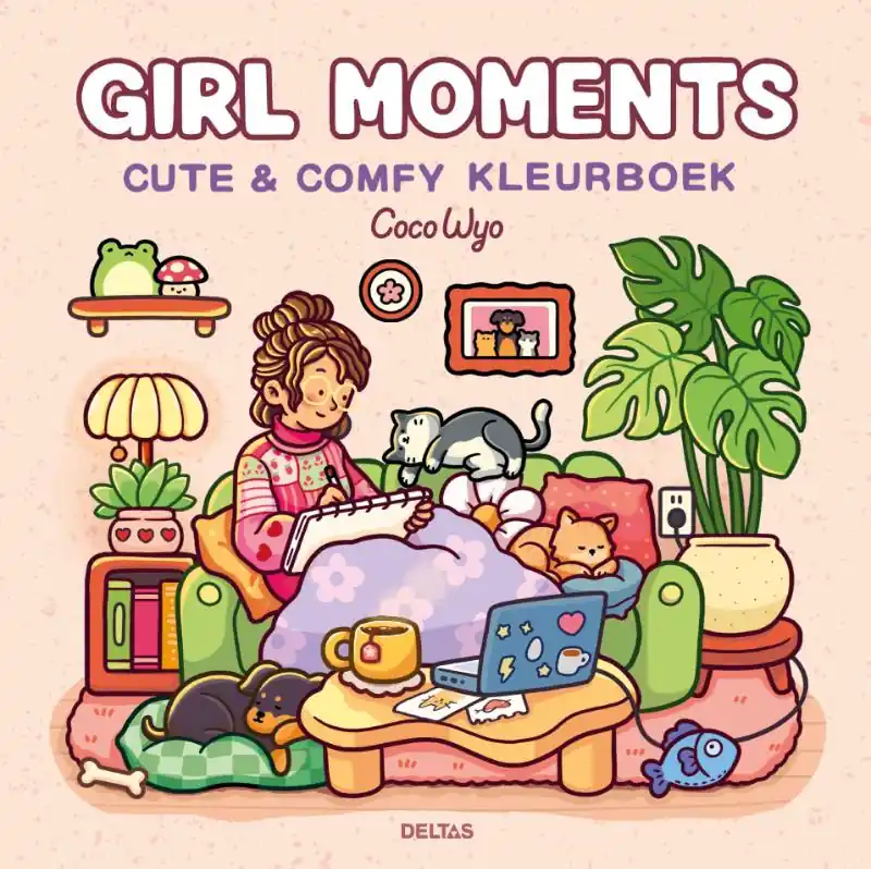 Girl Moments Cute & Comfy kleurboek Coco Wyo Korting