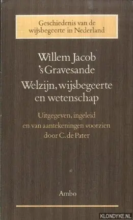 Beperkte Voorraad Welzyn wysbegeerte wetenschap - Gravesande