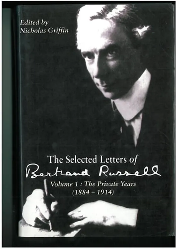 Op = Op The Selected Letters of Bertrand Russell: Private Years 1884-1914 v. 1 - Nicholas Griffin (Edited By)
