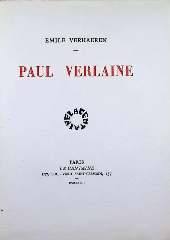 Bestseller Paul Verlaine - Emile Verhaeren