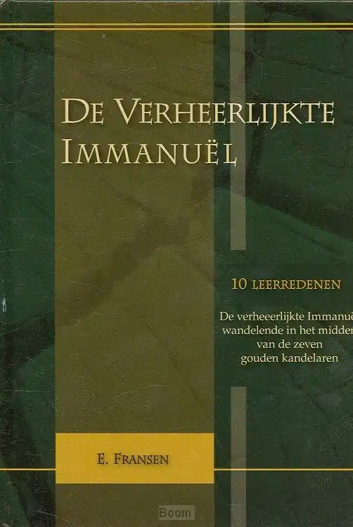 Lage Kosten Verheerlijkte Immanuel