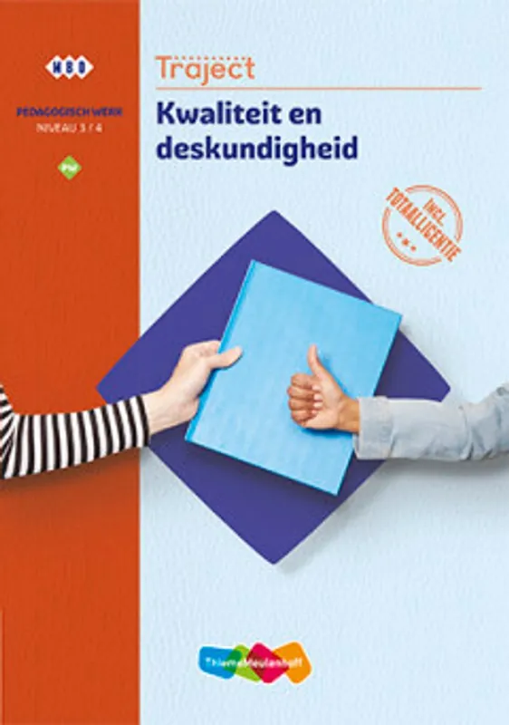 Direct Verzonden Traject Combipakket Kwaliteit en deskundigheid PW niveau 3/4 boek en totaallicentie 1 jaar