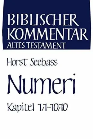 Uitverkoop Numeri 1. Teilband. Numeri 1,1-10,10 (Biblischer Kommentar Altes Testament Band IV/1) - Seebass, Horst