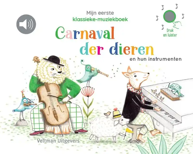 Mijn eerste klassieke-muziekboek – Carnaval der dieren en hun instrumenten Korting