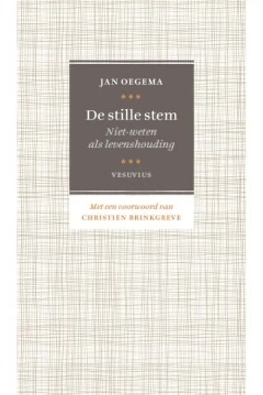 Laatste Kans De stille stem - Jan Oegema