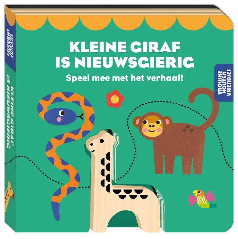 Dagaanbieding Kleine giraf is nieuwsgierig