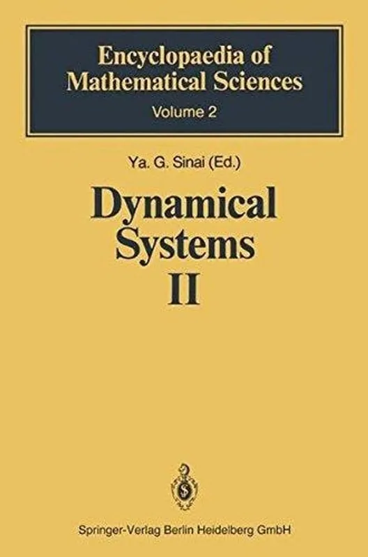 Speciale Aanbieding Dynamical Systems II Ergodic Theory with Applications to Dynamical Systems and Statistical Mechanics - Ya.G. Sinai