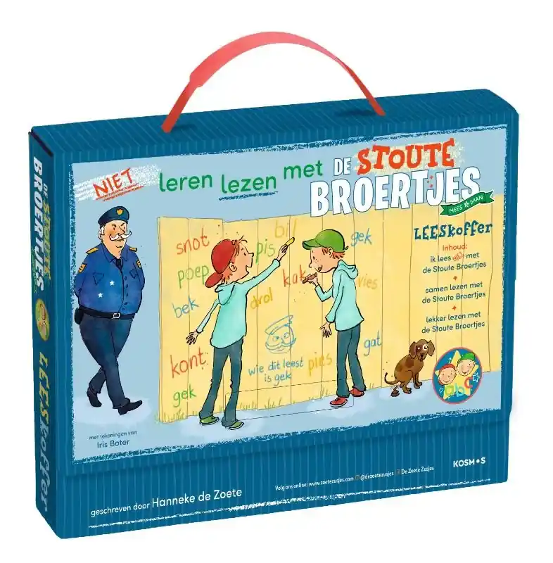 Express Levering Leren lezen met de Stoute Broertjes leeskoffer