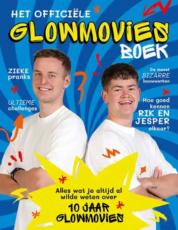Speciale Aanbieding Het officiële Glowmovies boek – Alles wat je altijd al wilde weten over 10 jaar Glowmovies