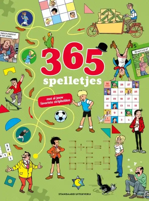 Beperkte Voorraad 365 spelletjes met al jouw favoriete stripfiguren