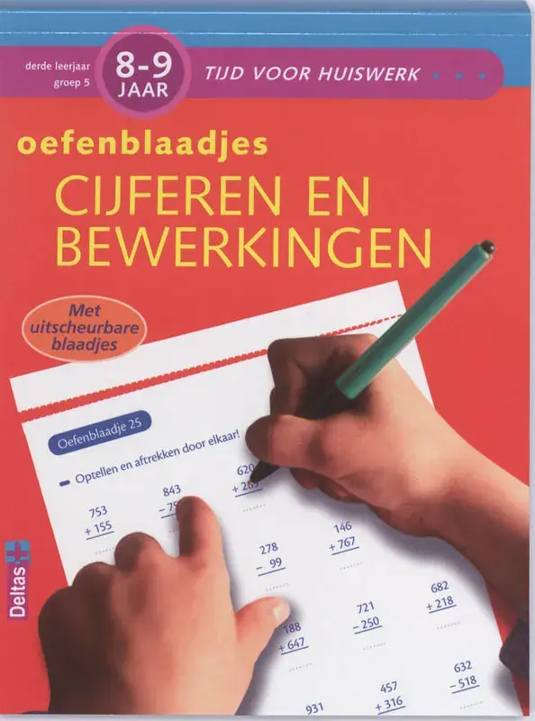 Beste Prijs Oefenblaadjes cijferen en bewerkingen Gr 5 8-9 jaar