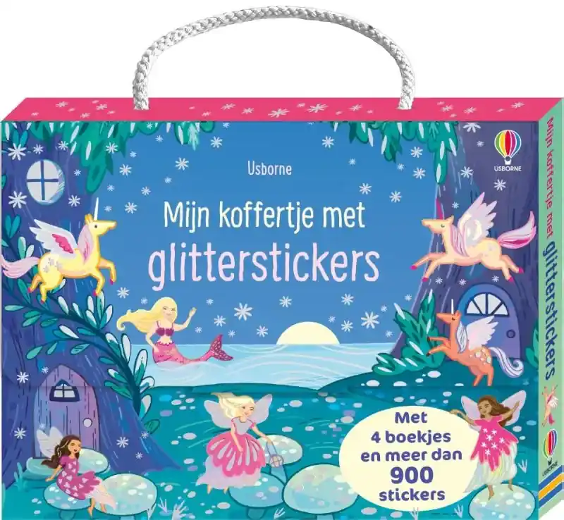 Aanbieding Mijn koffertje met glitterstickers / druk 1