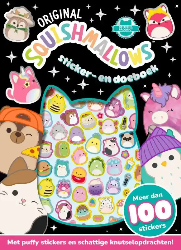 Bestel Nu Original Squishmallows sticker- en doeboek