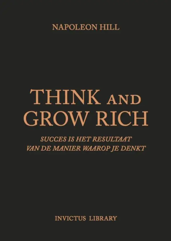 Think and grow rich - Napoleon Hill Gratis Retour