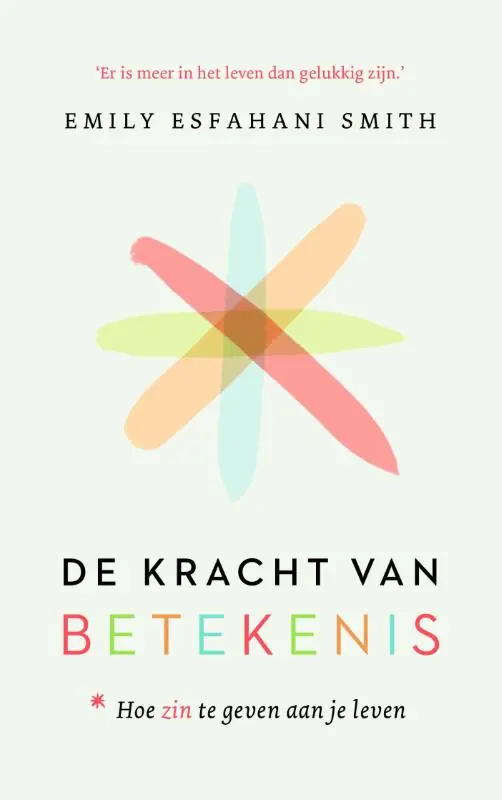 Rechtstreeks Van De Fabrikant De kracht van betekenis - Emily Esfahani Smith