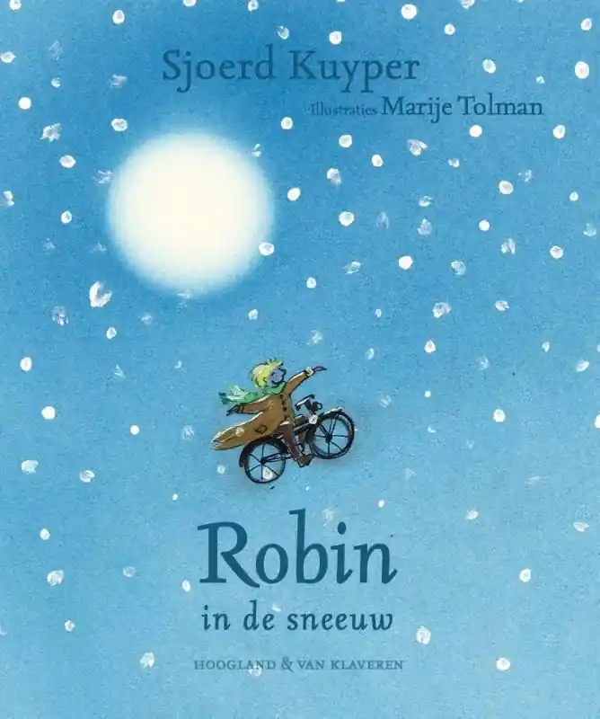 Uitverkoop Robin in de sneeuw