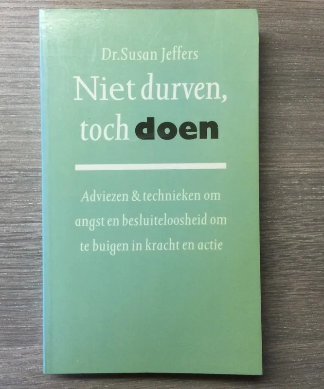 Niet durven, toch doen - S. Jeffers Gereduceerde Prijs