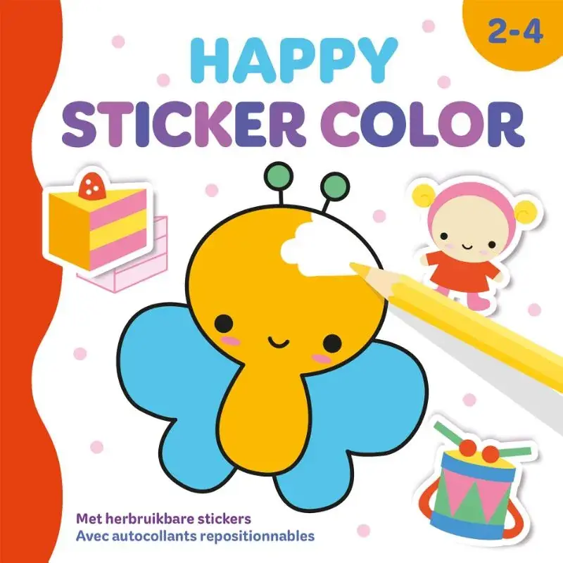 Snelle Levering Happy Sticker Color (2-4 j.) / Happy Sticker Color (2-4a.)