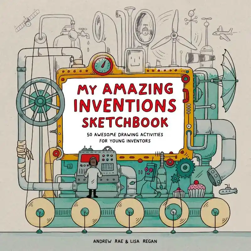 Gereduceerde Prijs My Amazing Inventions Sketchbook – 50 Awesome Drawing Activities for Young Inventors
