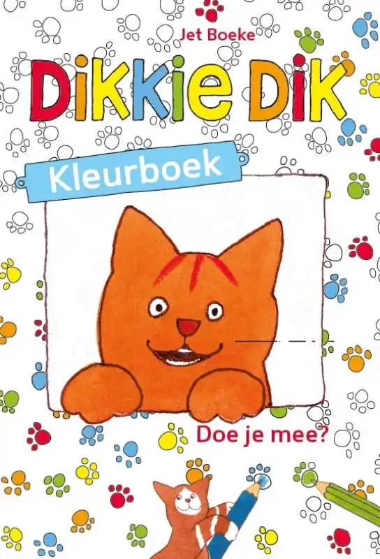 Direct Verzonden Dikkie Dik Kleurboek