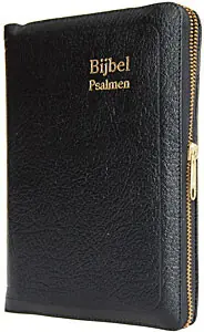 Op = Op Herenzakbijbel H35d leer gouds index rit