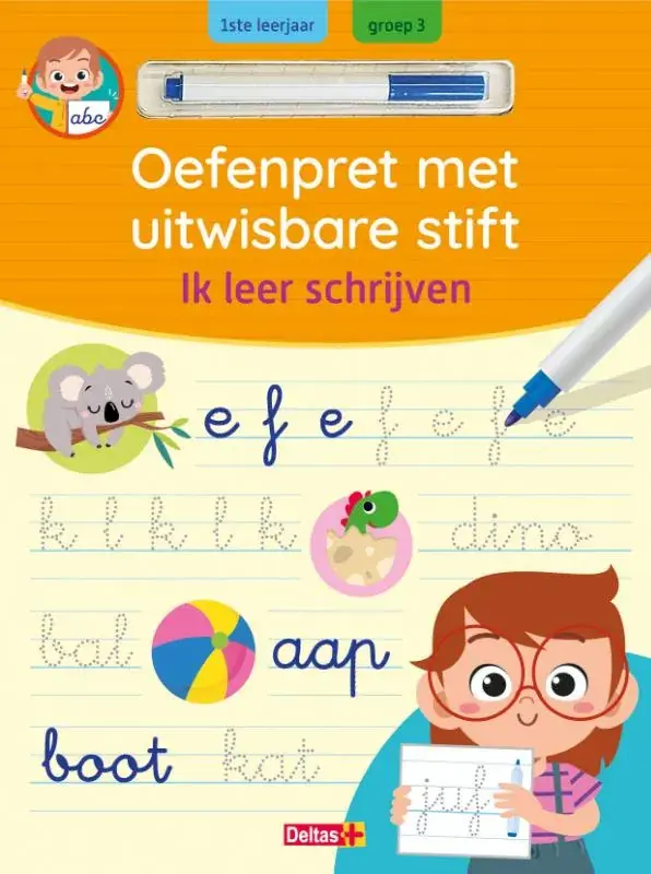 Oefenpret met uitwisbare stift – Ik leer schrijven Nieuw
