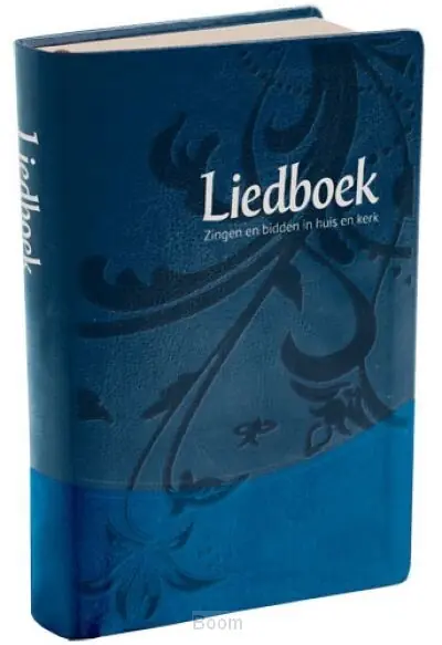 Populair Liedboek, blauw, softcover, goudsnede