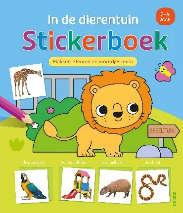 Laatste Versie In de dierentuin Stickerboek