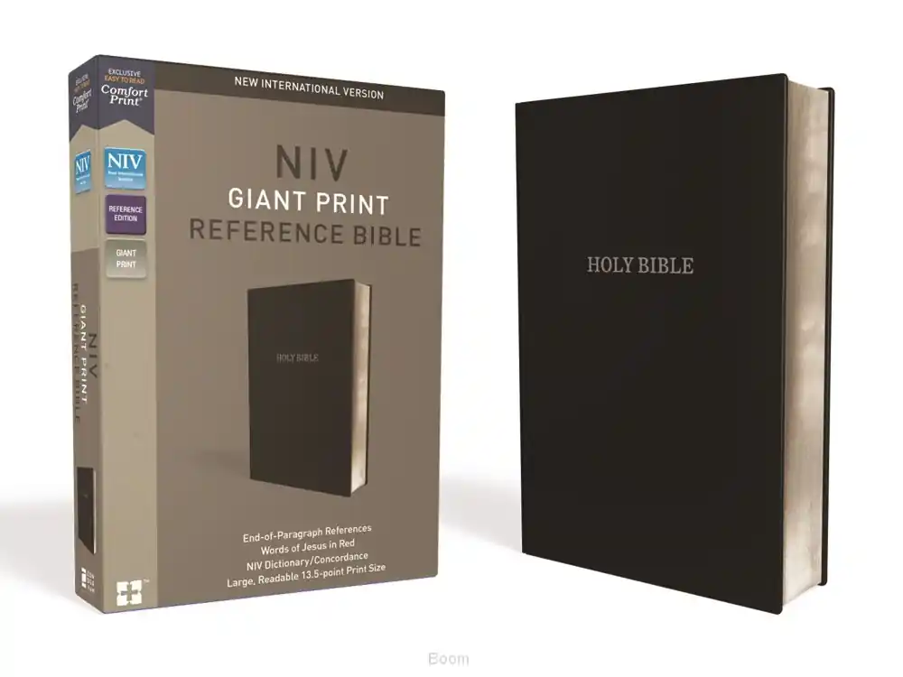 NIV - Giant Print Reference Bible Lage Prijs