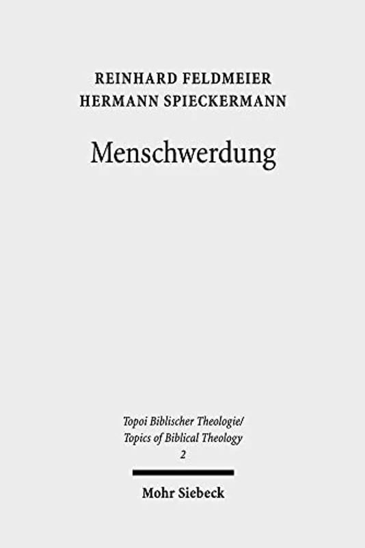 Menschwerdung - Reinhard Feldmeier Dagaanbieding