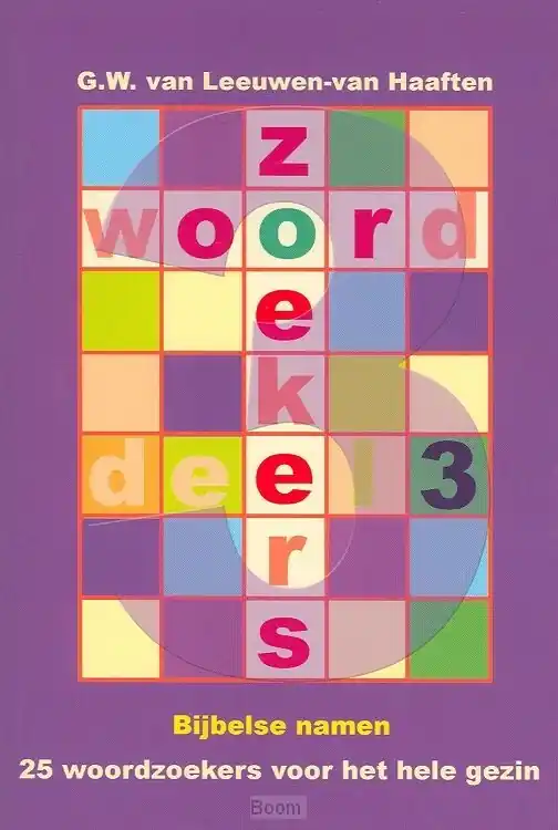 Woordzoekers 3 bijbelse namen Speciale Aanbieding