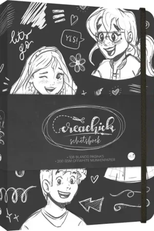 Aanbieding CreaChick Schetsboek Black