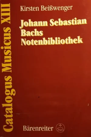 Korting Johann Sebastian Bachs Notenbibliothek (Catalogus musicus) (German Edition) - Kirsten Beisswenger