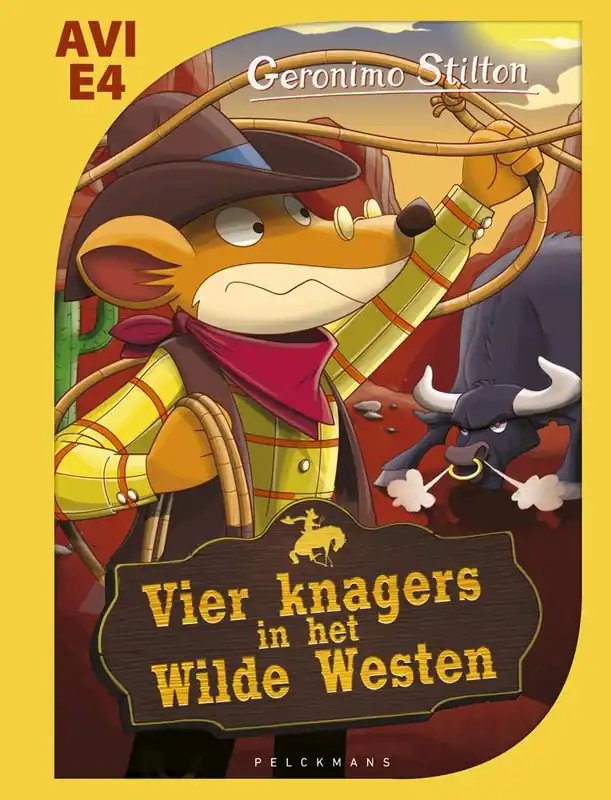 Aanbieding Makkelijk lezen - Vier knagers in het Wilde Westen / Druk 1