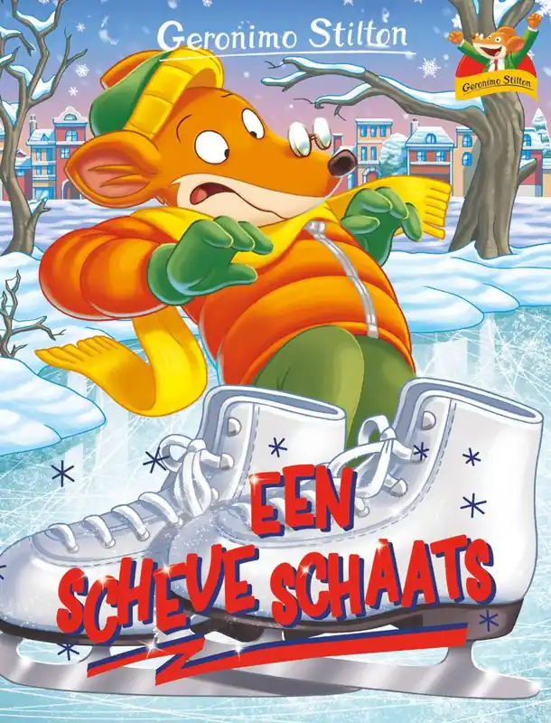 Een scheve schaats / Druk 1 Hoge Kwaliteit
