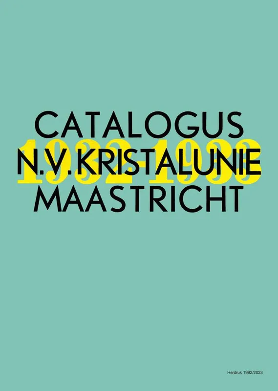 Catalogus N.V. Kristalunie Maastricht Populair
