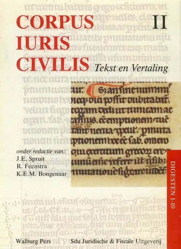Corpus iuris civilis II Digesten 1-10 / Druk 1 Snelle Levering