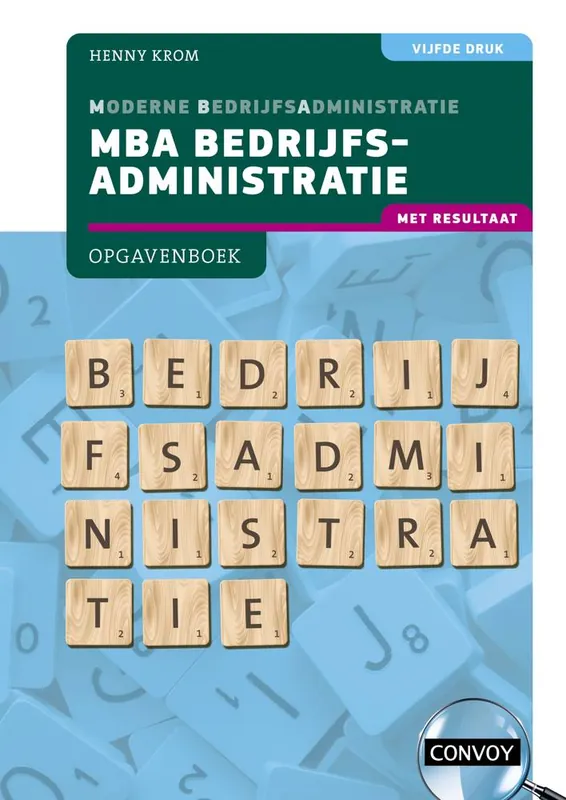 Beste Prijs MBA Bedrijfsadministratie met resultaat / Druk 5