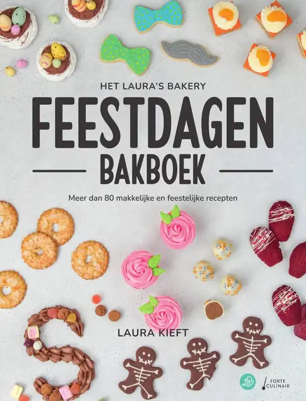 Het Laura's Bakery Feestdagen Bakboek / Druk 3 Express Levering
