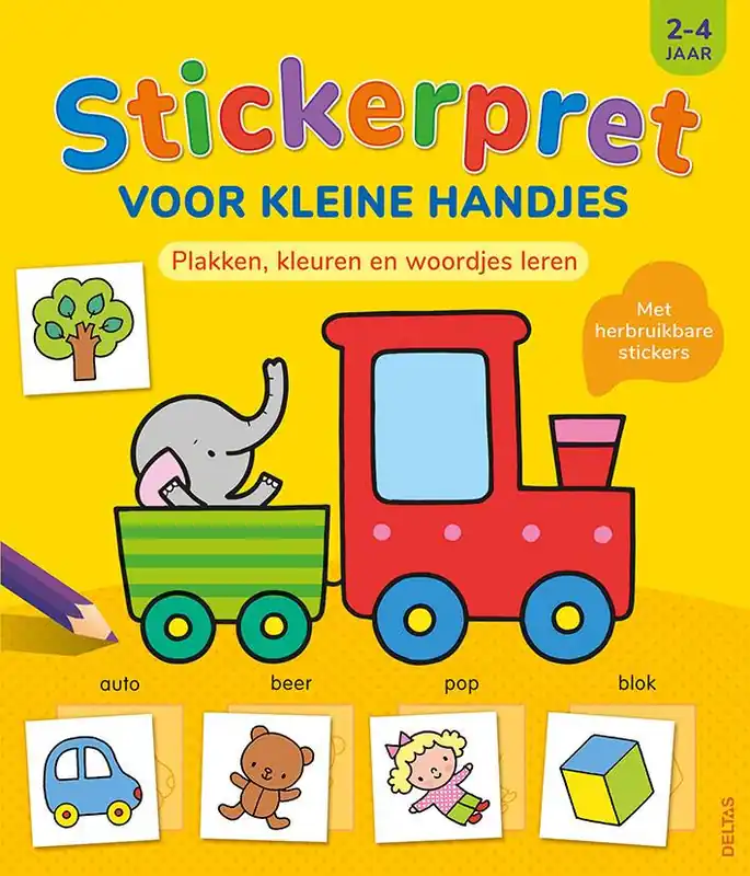 Veilige Betaling Stickerpret voor kleine handjes 2-4 jaar / Druk 1
