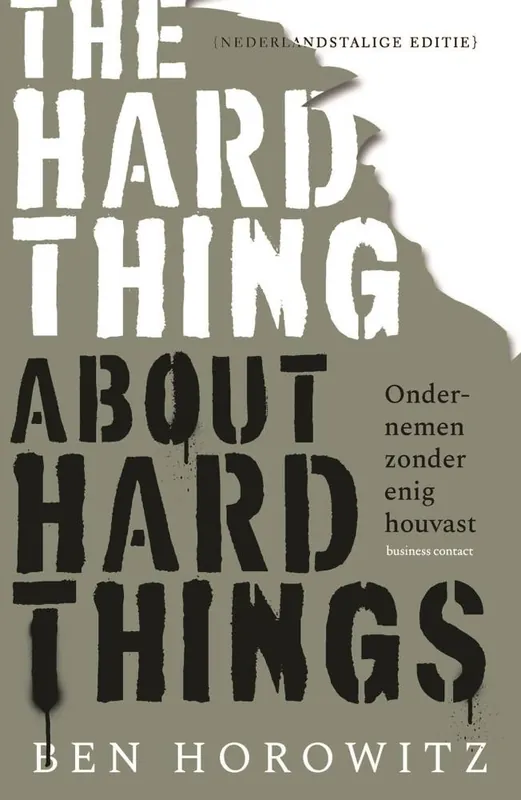 Nu Kopen The Hard Thing about Hard Things / Druk 1