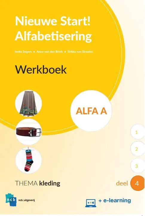Nieuwe Start Alfabetisering Werkboek Alfa A Deel 4 + e-learning / Druk 1 Populair