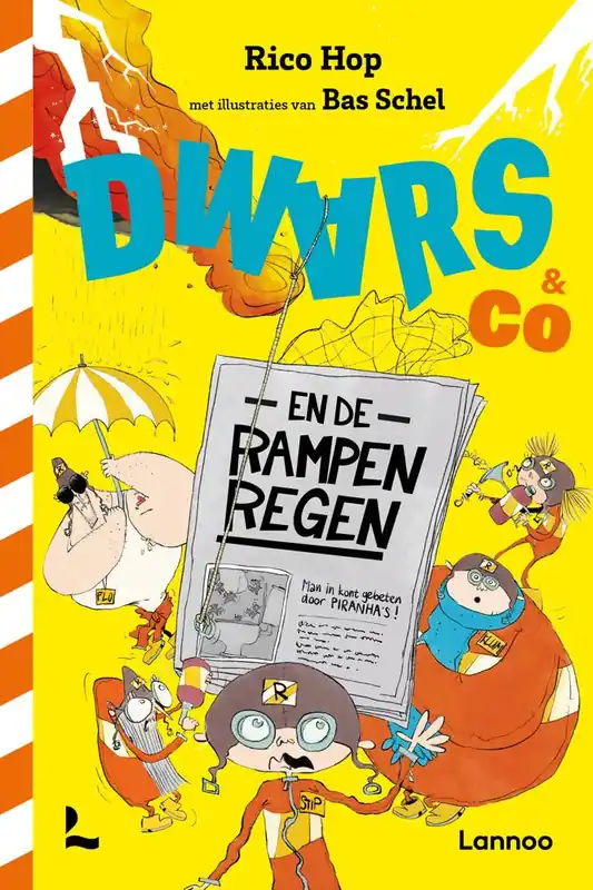 Dwars & Co en de rampenregen / Druk 1 Lage Prijs