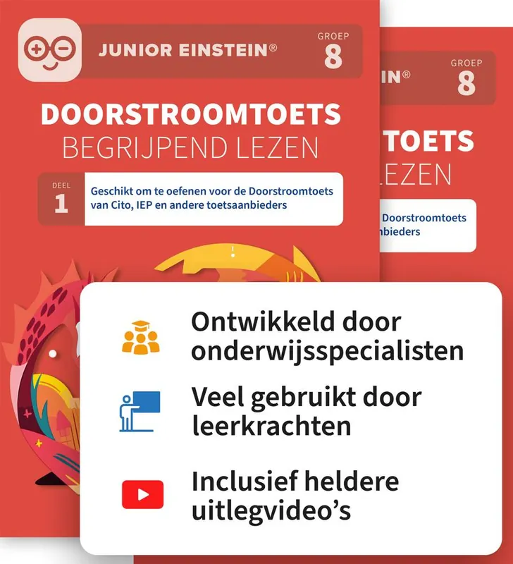 Doorstroomtoets Begrijpend lezen 1 en 2 / Druk 1 Op = Op