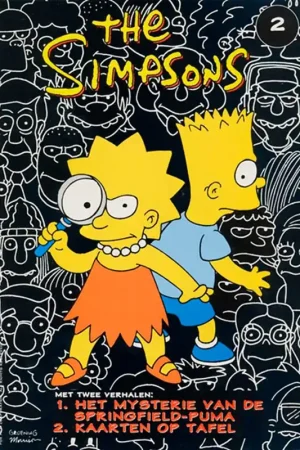 1 )Het mysterie van de Springfield-puma 2 )  Kaarten op tafel - Matt Groening Op = Op