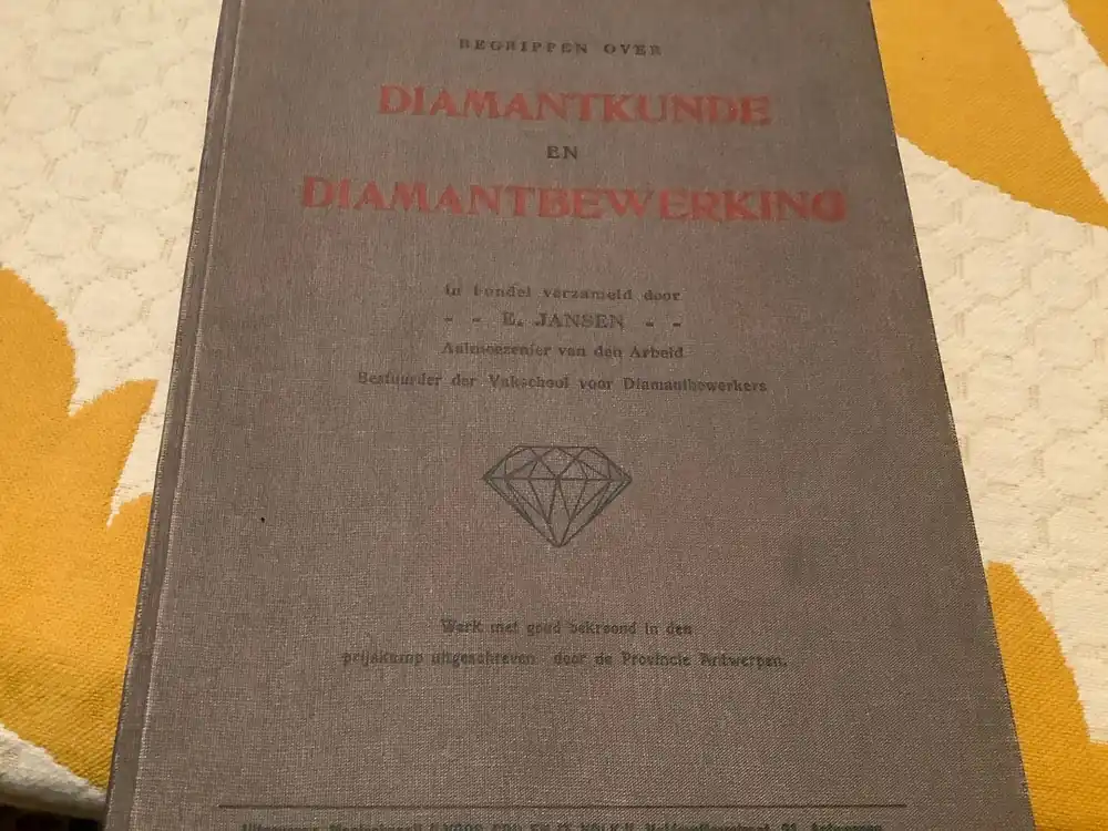 Diamantkunde en diamantbewerking - E. Jansen Betrouwbaar