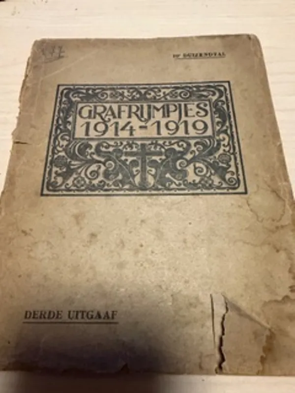 Grafrijmpjes voor onze gesneuvelde jongens 1914-1919 - Mortier R.V. gewezen krijgsaalmoezenier. Veilige Betaling