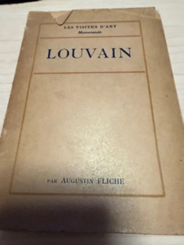 Lage Kosten Louvain - Augustin Fliche