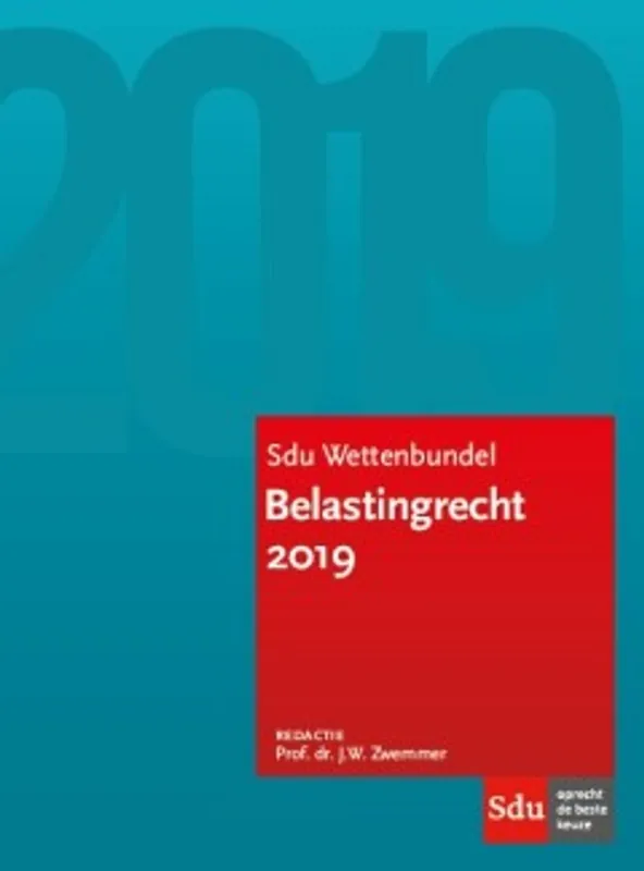 Alleen Vandaag Sdu Wettenbundel Belastingrecht 2019